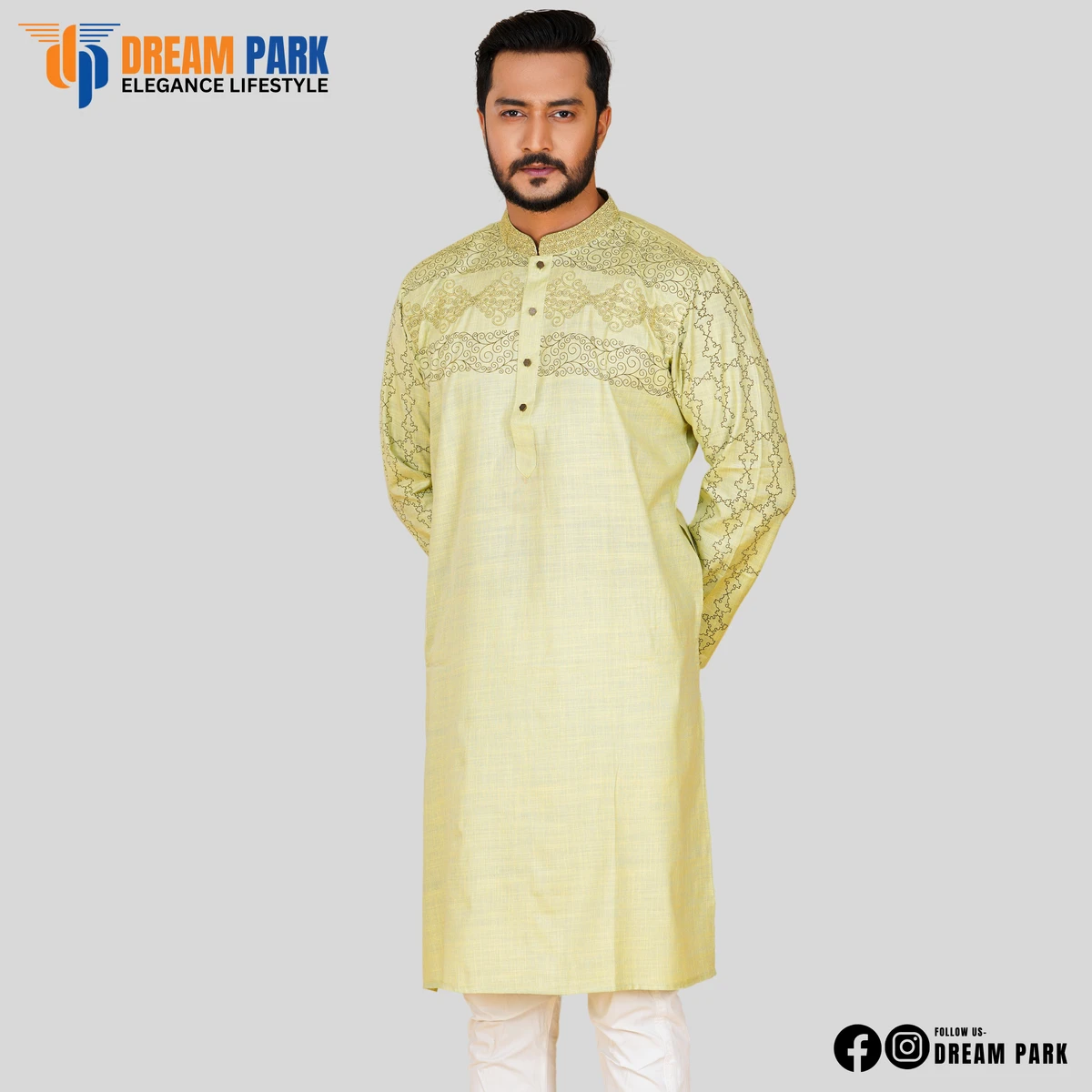 PREMIUM TAAT COTTON PANJABI - 006 - Thumbnail 3